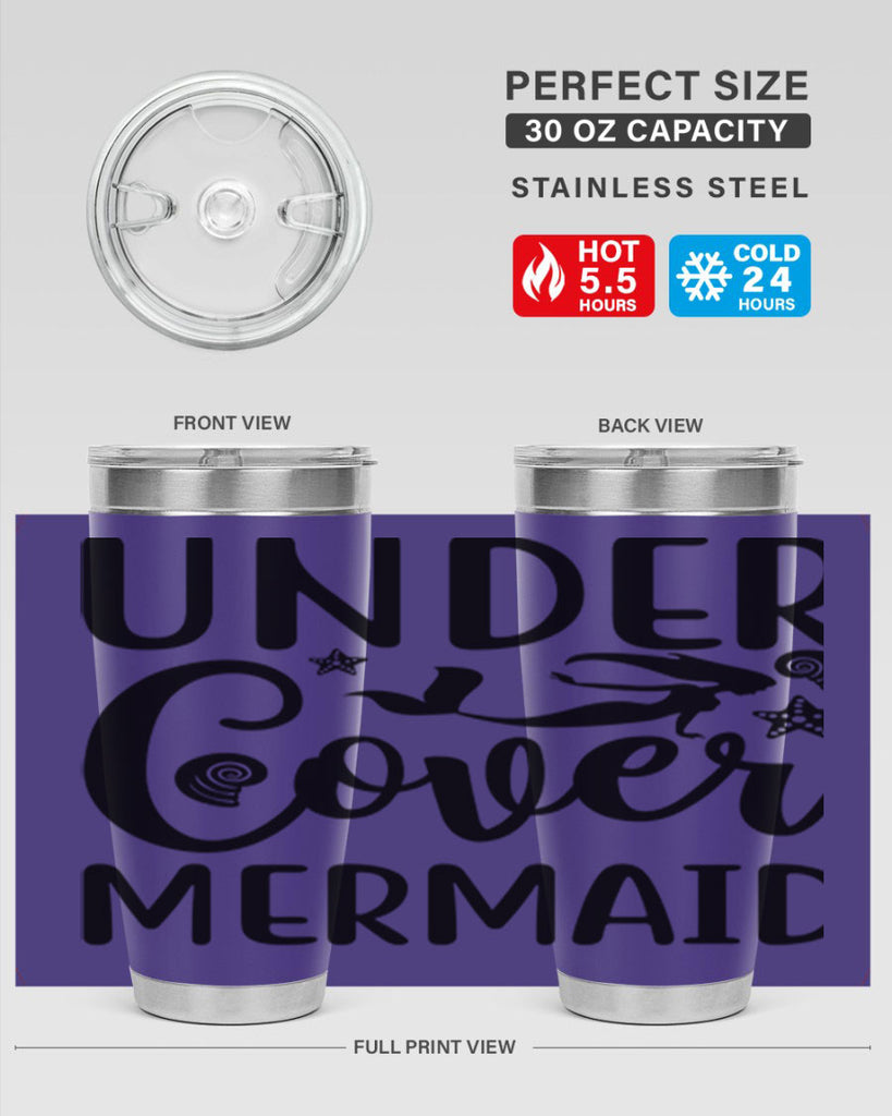 Under cover mermaid design 655#- mermaid- Tumbler