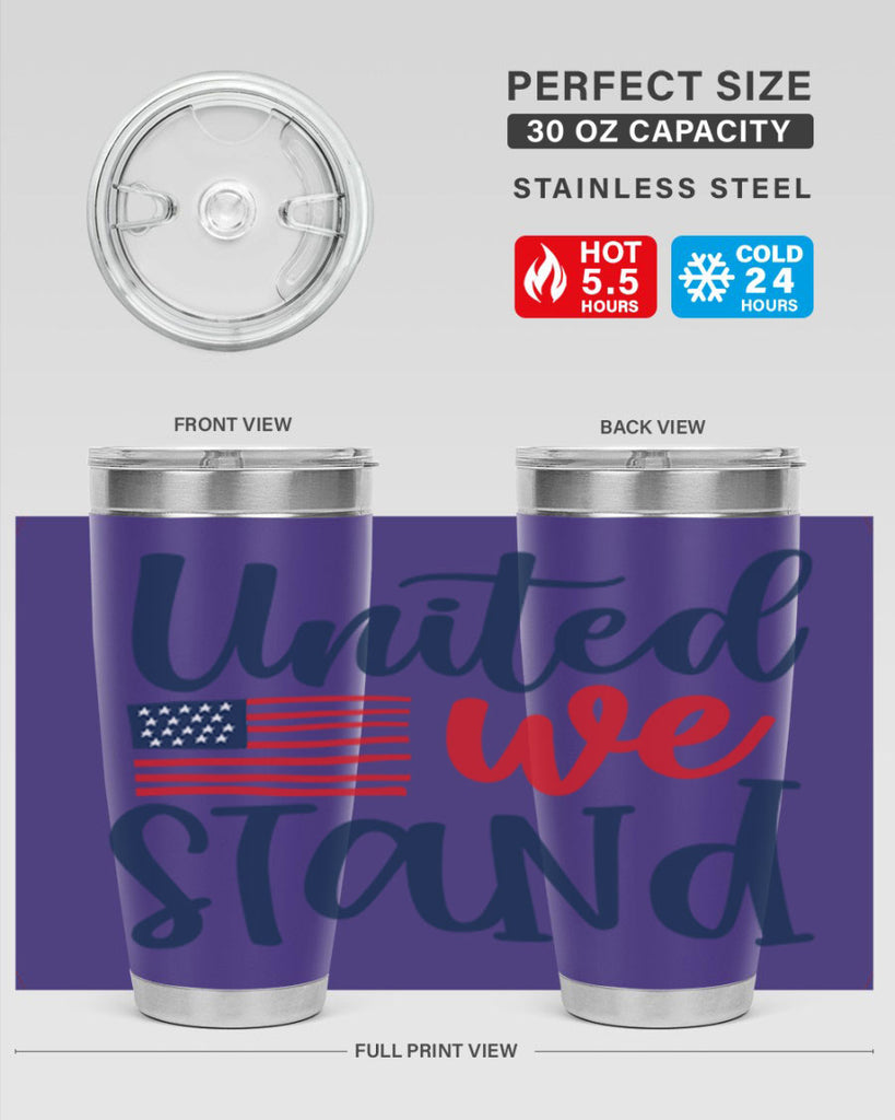 United we stand Style 9#- Fourt Of July- Tumbler