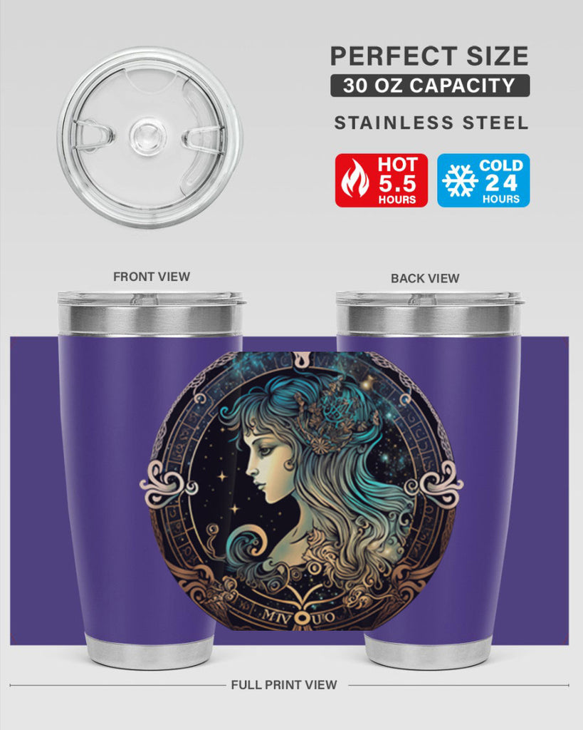 Virgo 526#- zodiac- Tumbler