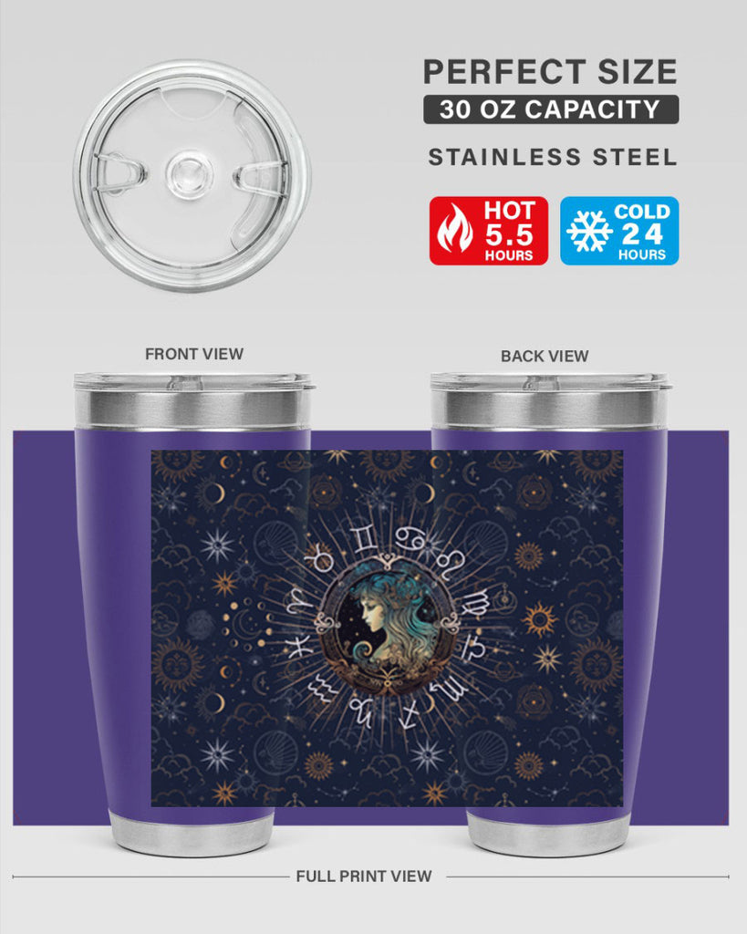 Virgo Straight 529#- zodiac- Tumbler
