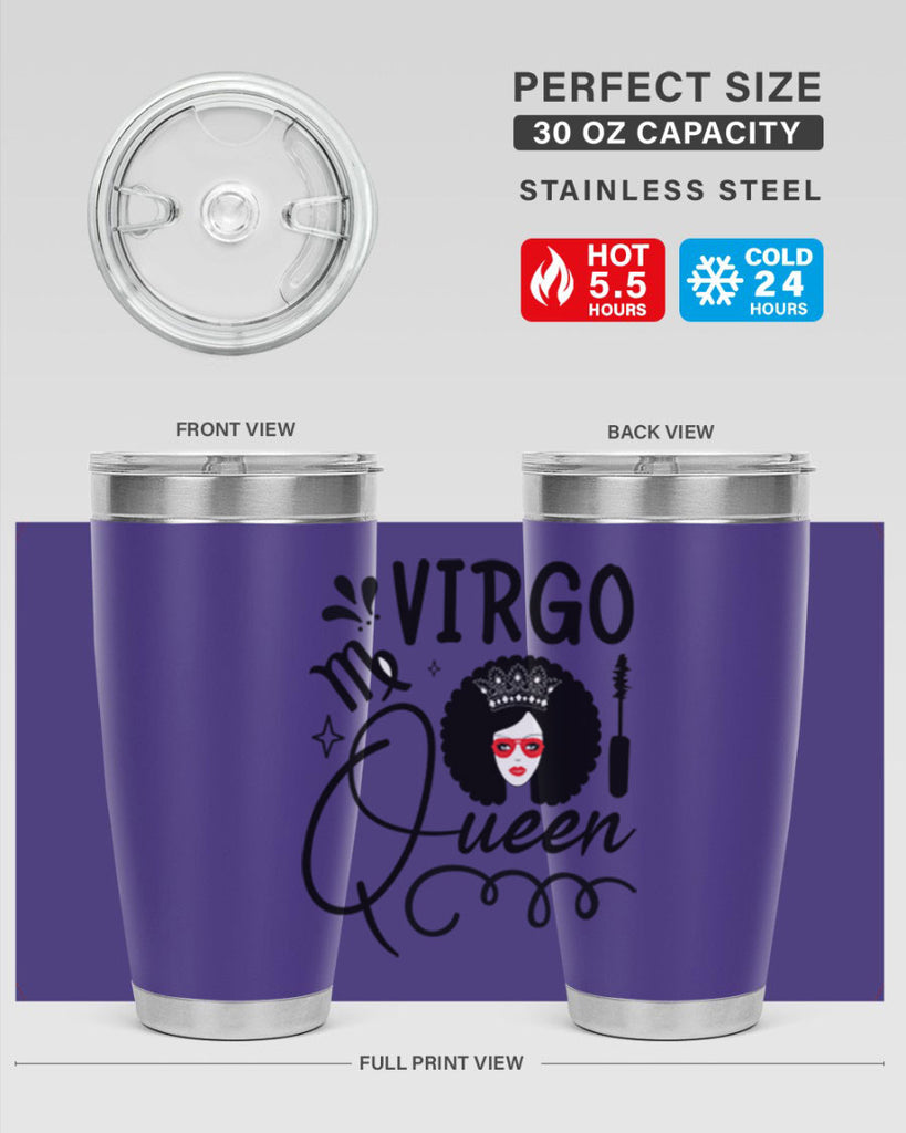 Virgo queen 541#- zodiac- Tumbler