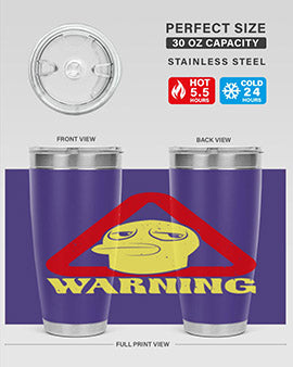 Warning Style 12#- duck- Tumbler