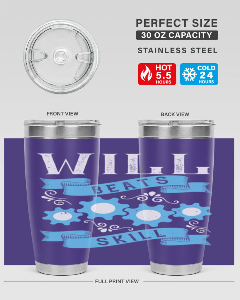Will beats skill Style 10#- coaching- tumbler