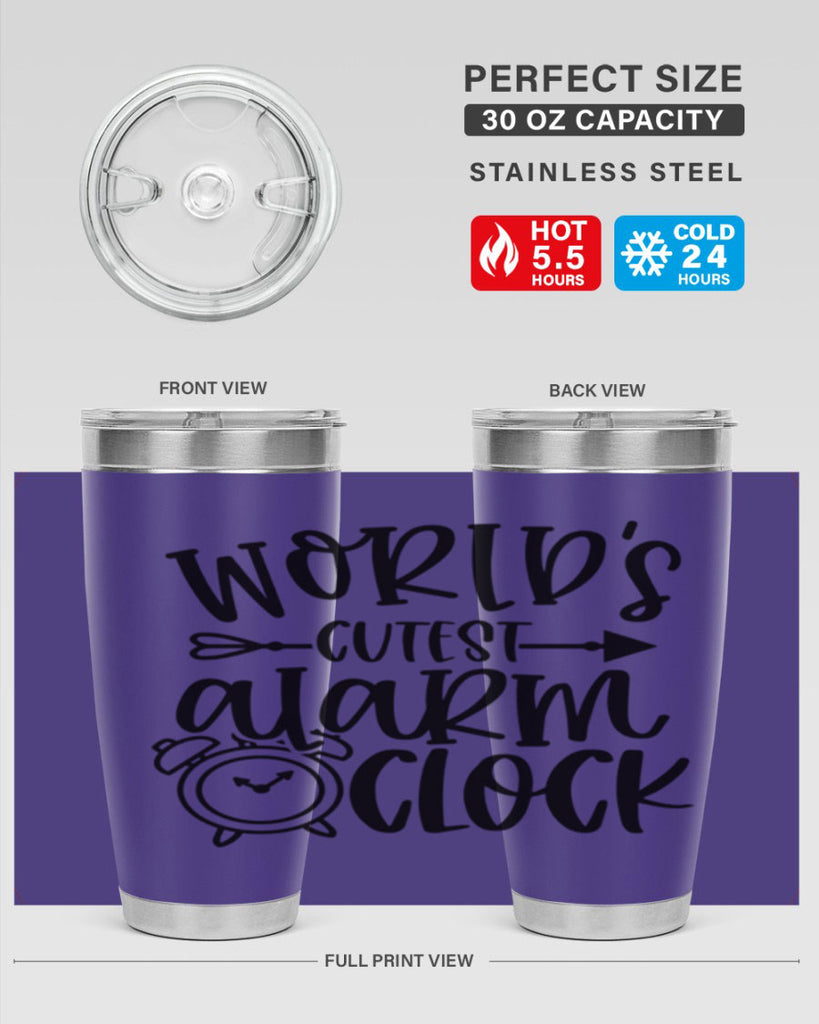 Worlds Cutest Alarm Clock Style 14#- baby- tumbler