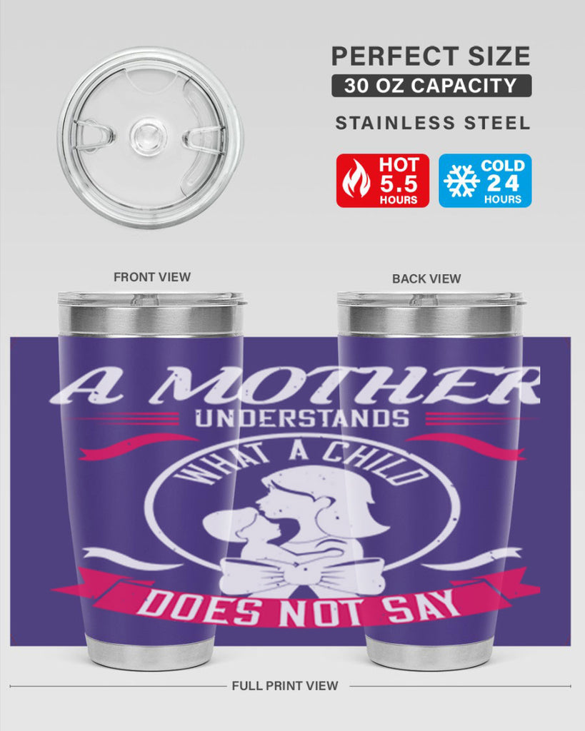 a mother understands 8#- mothers day- Tumbler