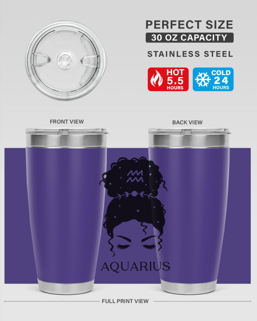 aquarius 81#- zodiac- Tumbler