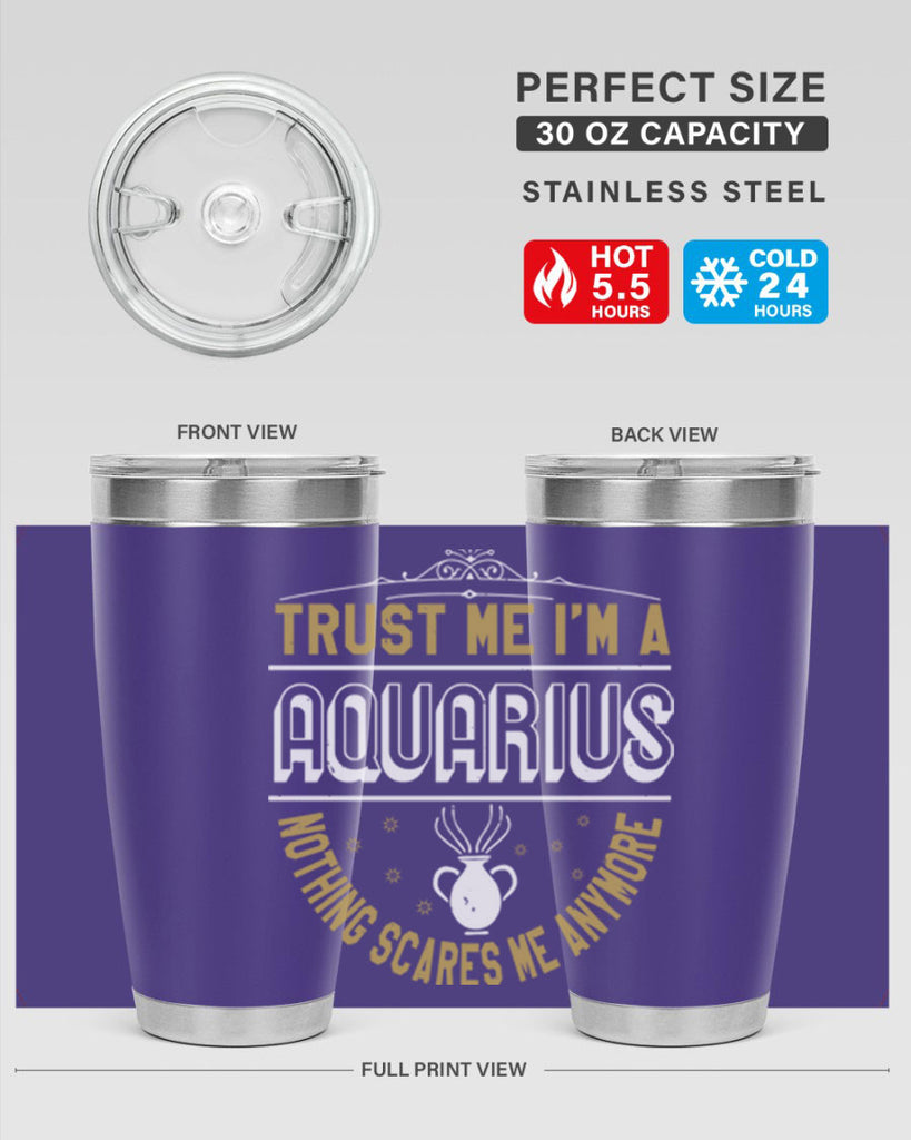 aquarius 87#- zodiac- Tumbler