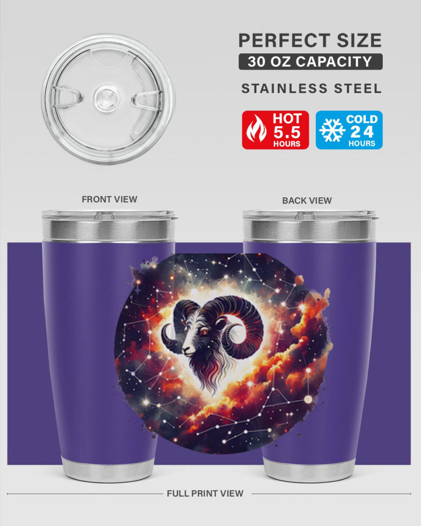 aries 126#- zodiac- Tumbler