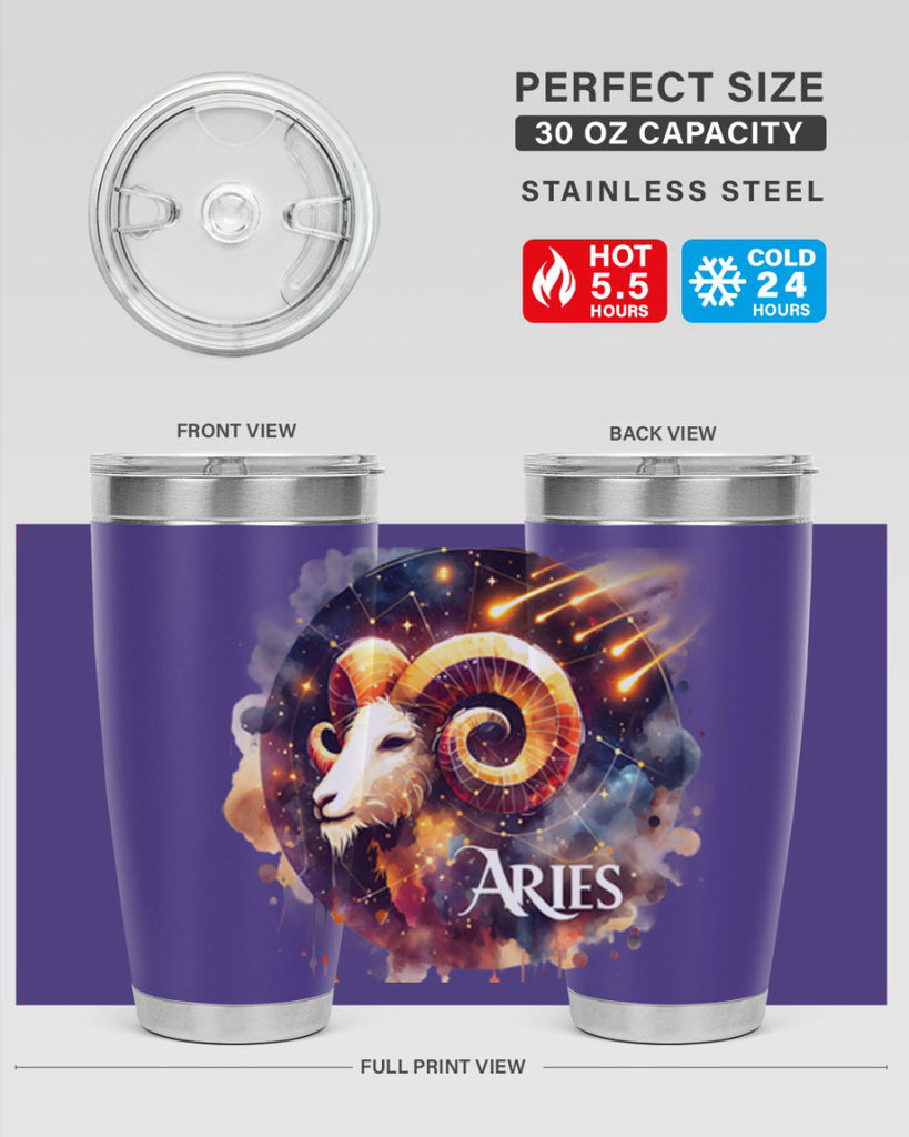 aries 127#- zodiac- Tumbler