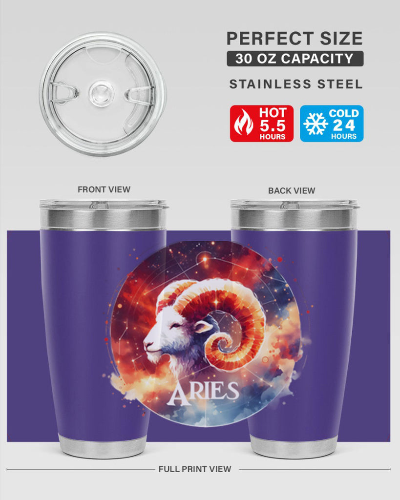 aries 128#- zodiac- Tumbler