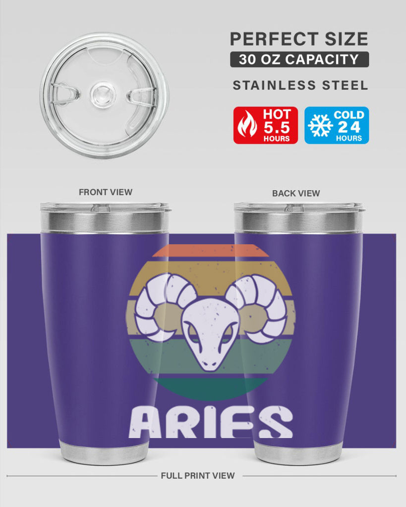 aries 134#- zodiac- Tumbler