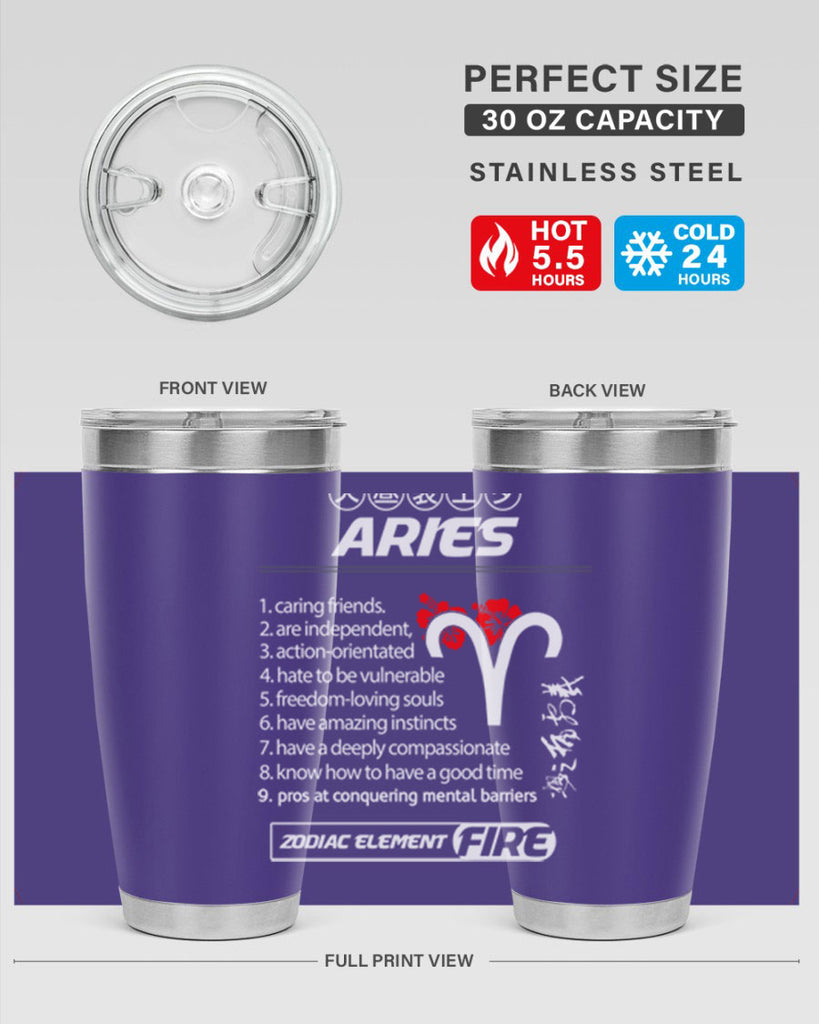 aries 137#- zodiac- Tumbler