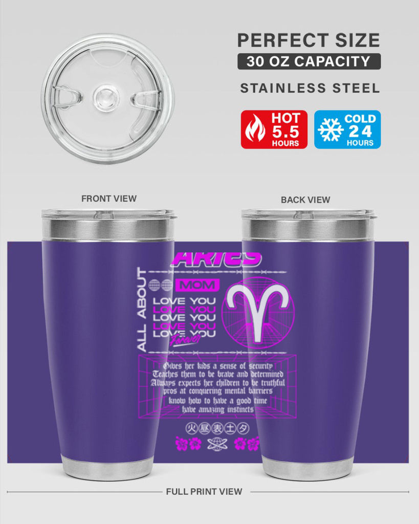 aries 138#- zodiac- Tumbler