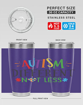 autism different not less Style 5#- autism- Tumbler
