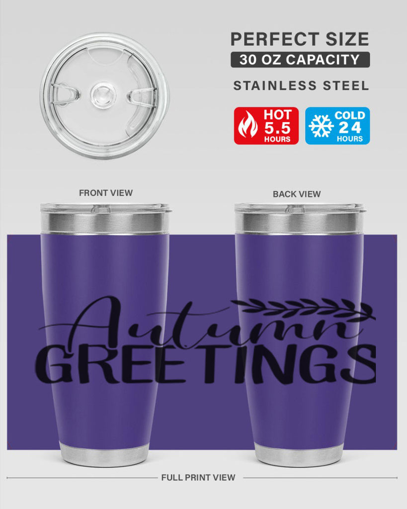 autumn greetings 13#- fall- Tumbler