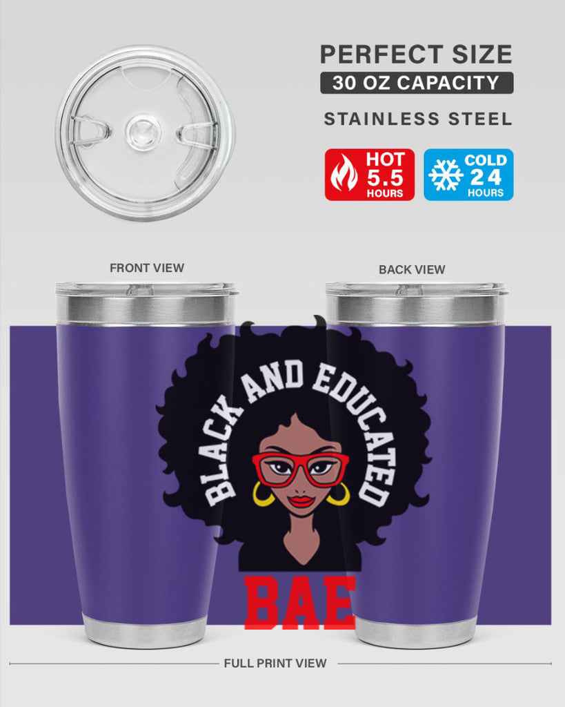 bae black and educated 267#- black words phrases- Cotton Tank