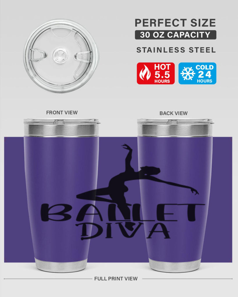 ballet diva6#- ballet- Tumbler