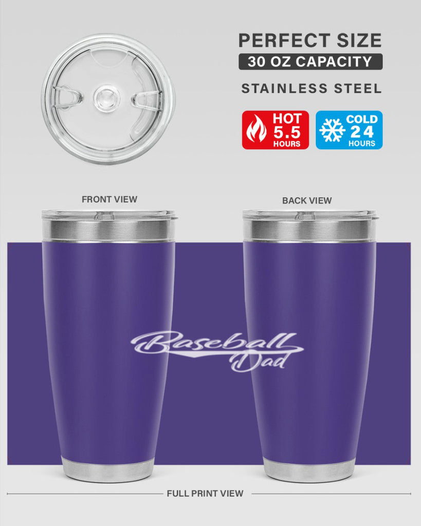 baseball dadk 49#- dad- Tumbler