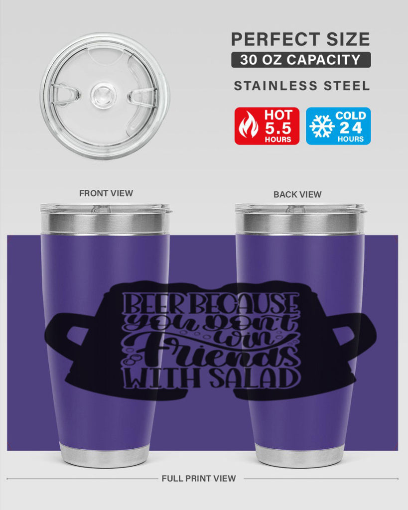 beer because you dont win 50#- beer- Tumbler