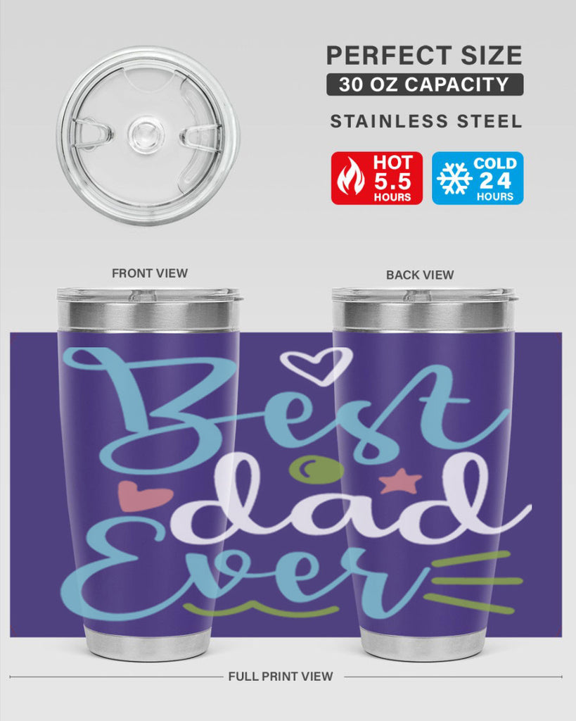best dad ever 110#- fathers day- Tumbler