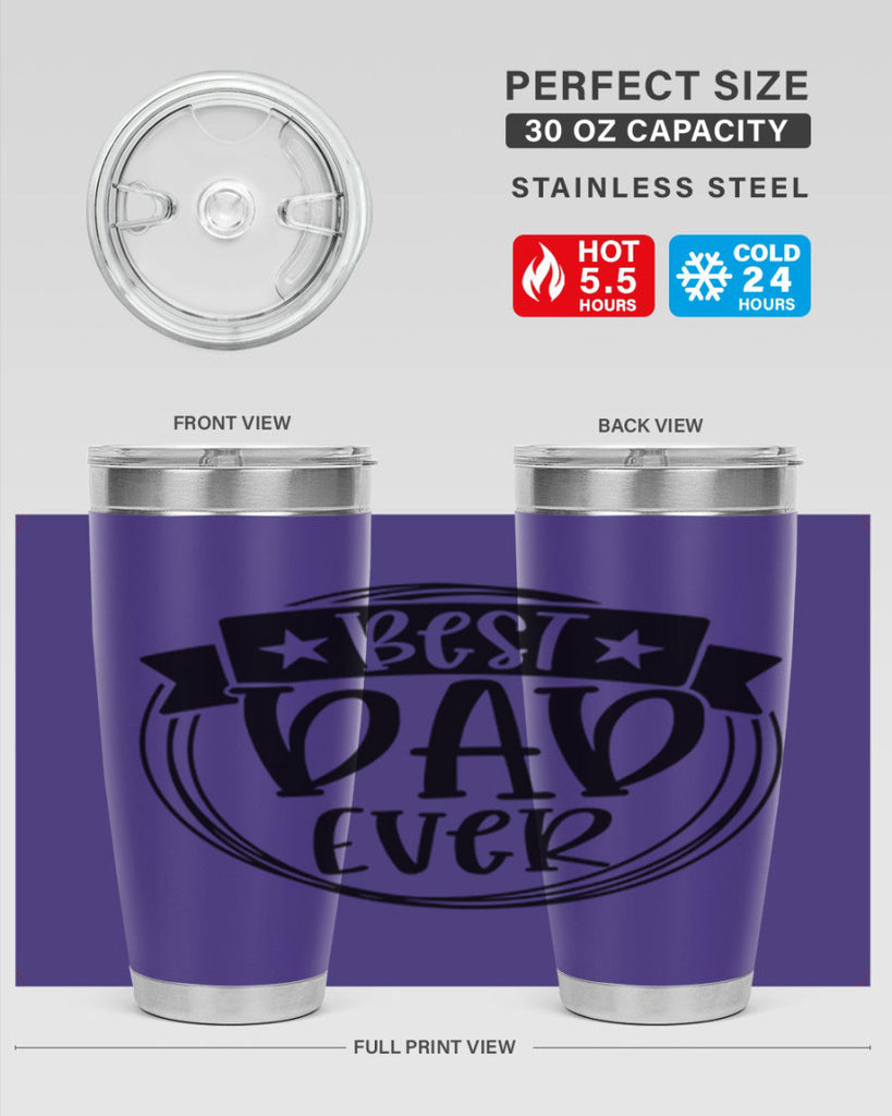 best dad ever 72#- fathers day- Tumbler
