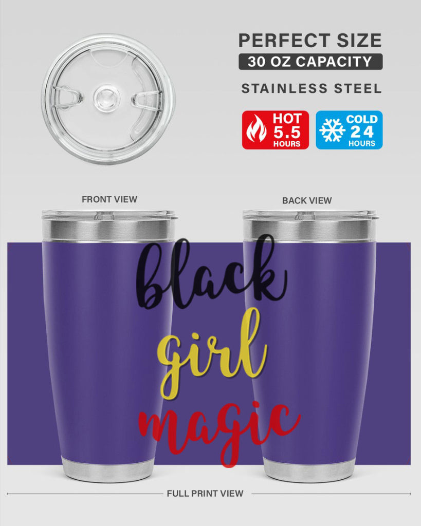 black girl magic color 246#- black words phrases- Cotton Tank