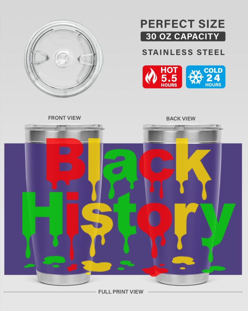 black history drip 241#- black words phrases- Cotton Tank