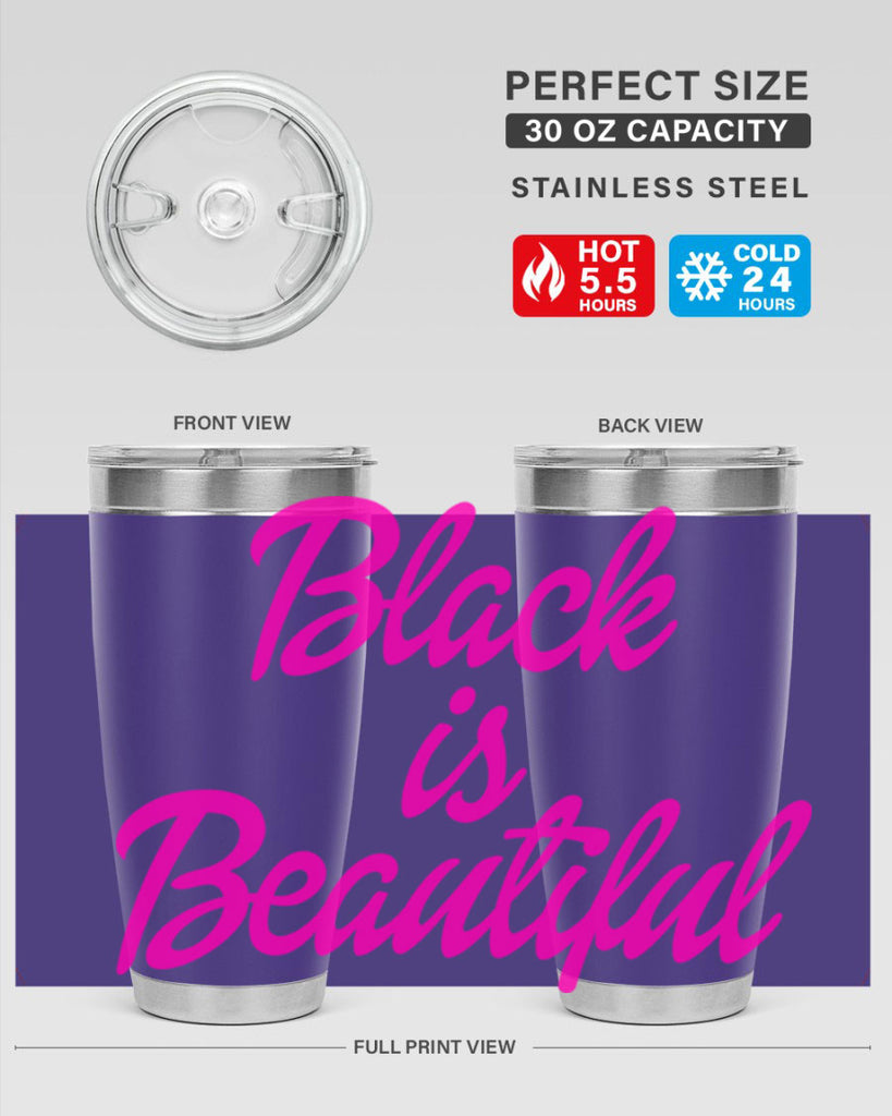 black is beautiful 200#- black words phrases- Cotton Tank