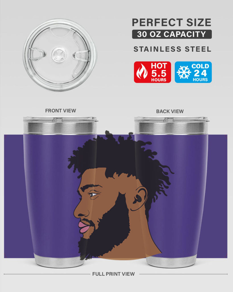 black man style 3#- black men - boys- tumbler