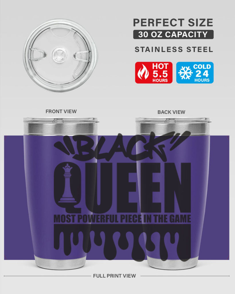 black queen 213#- black words phrases- Cotton Tank