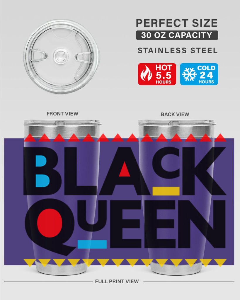 black queen 222#- black words phrases- Cotton Tank