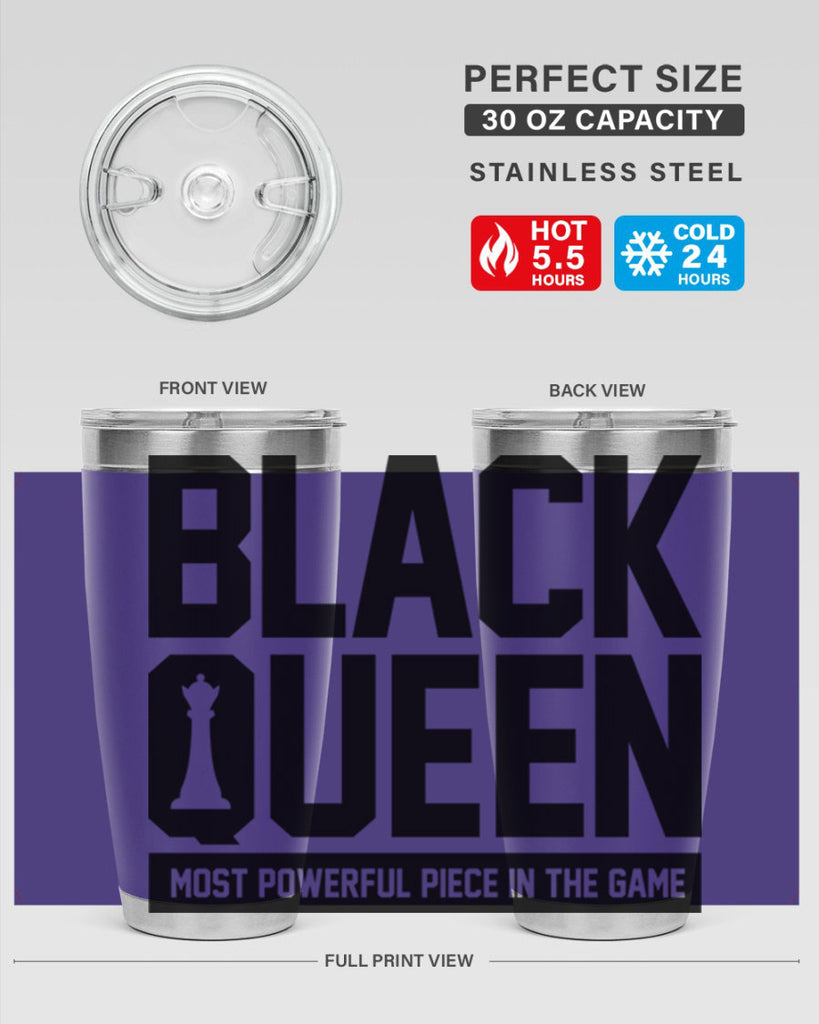 black queenchess 194#- black words phrases- Cotton Tank