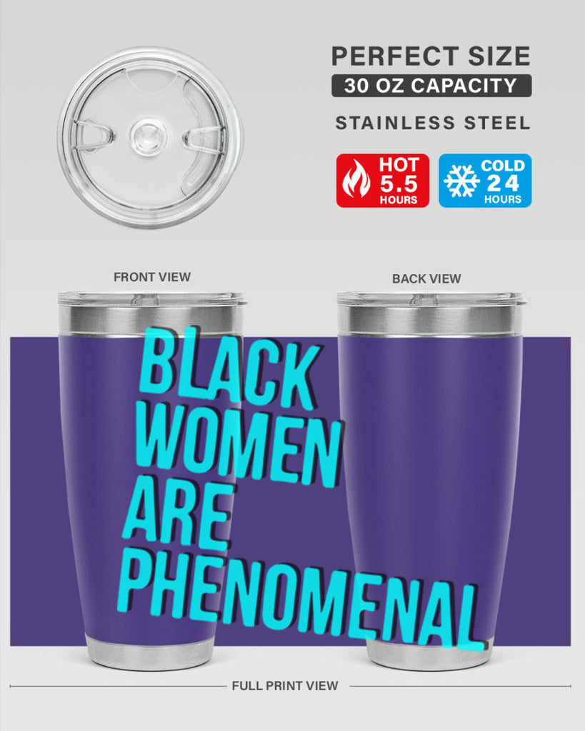 black woman are phenomenal color 216#- black words phrases- Cotton Tank