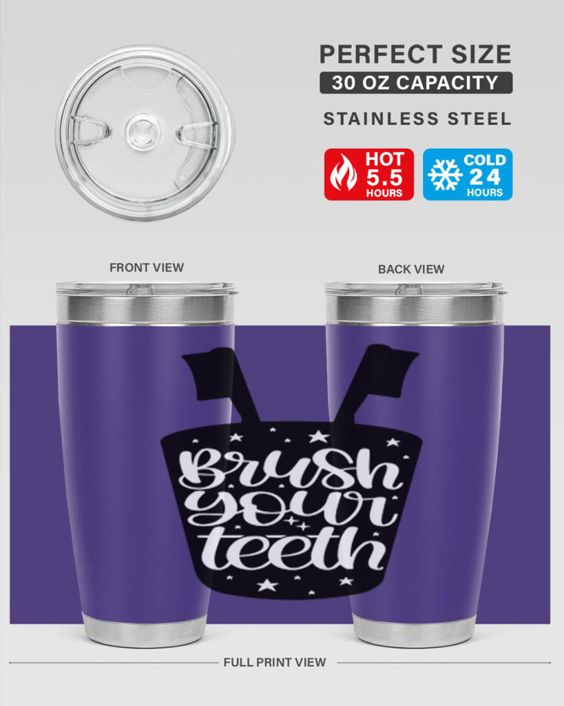brush your teeth 45#- bathroom- Tumbler