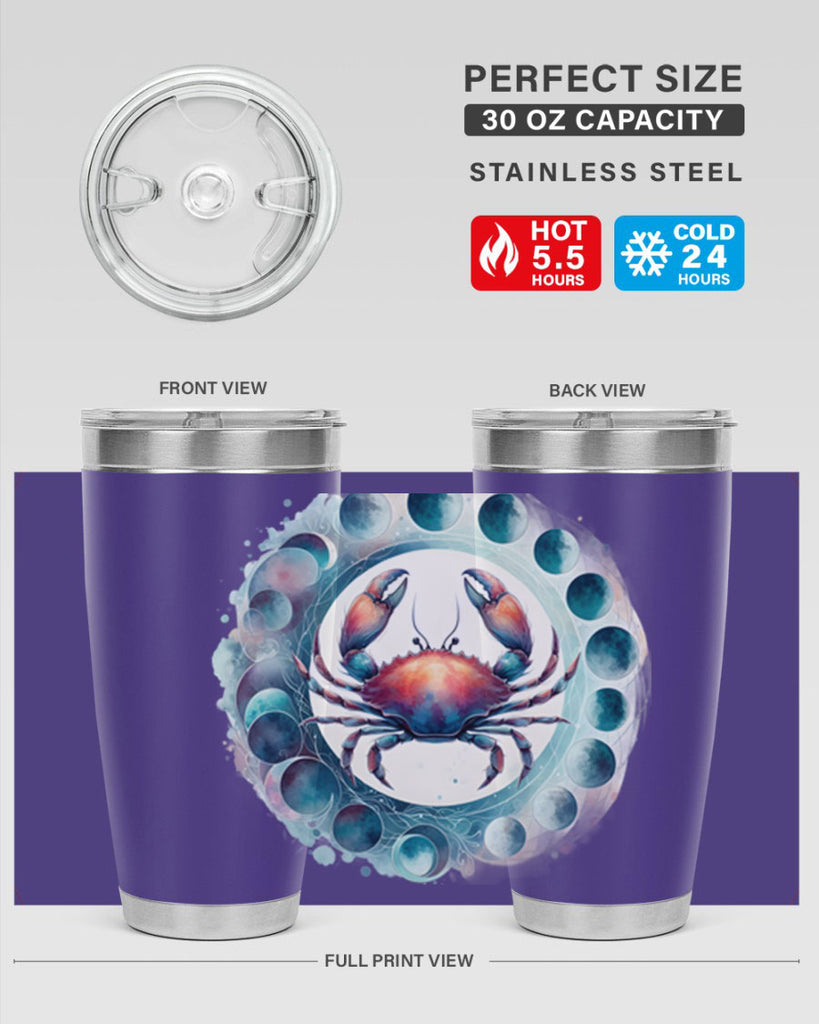 cancer 179#- zodiac- Tumbler