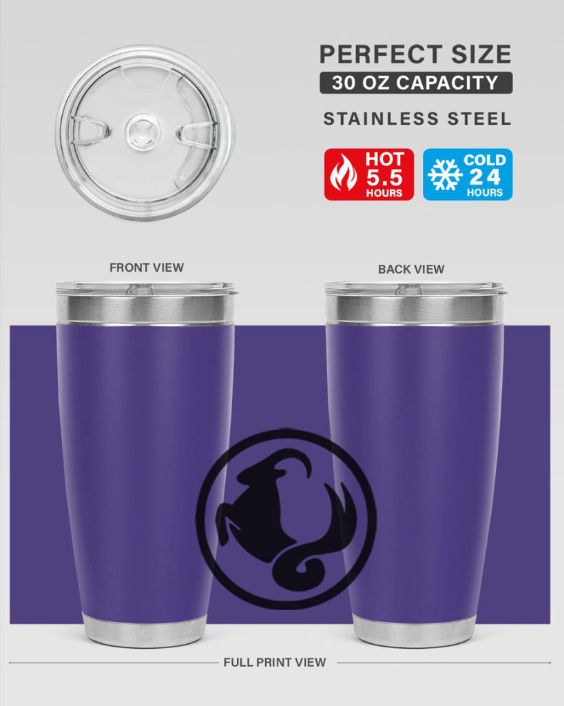 capricorn 203#- zodiac- Tumbler