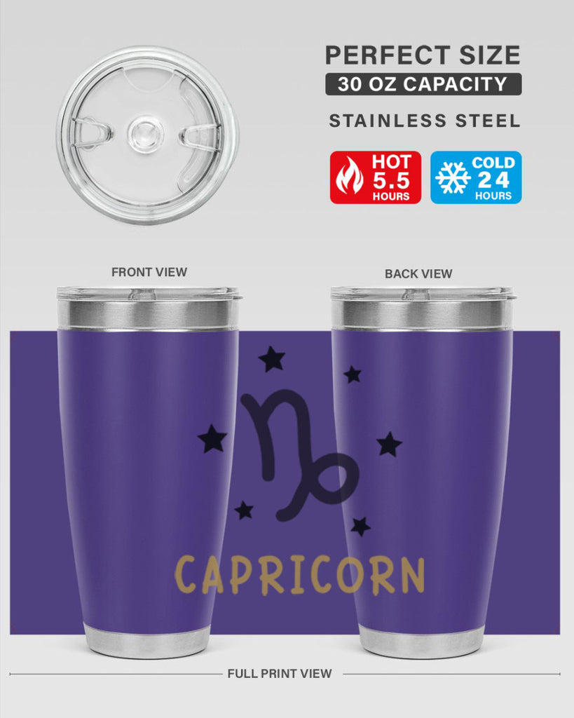 capricorn 206#- zodiac- Tumbler