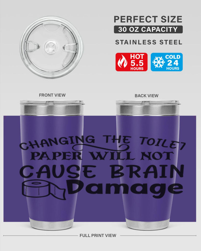 changing the toilet paper will not cause brain damage 86#- bathroom- Tumbler