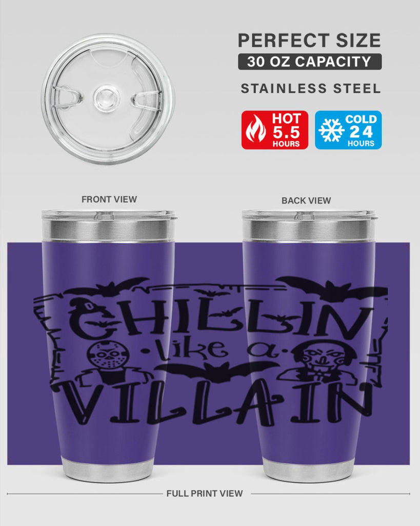 chillin like a villain 82#- halloween- Tumbler