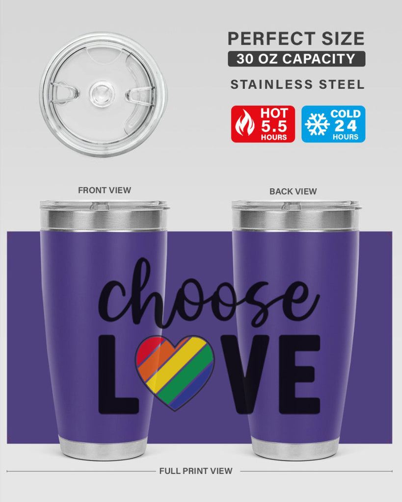 chooselove 150#- lgbt- Tumbler