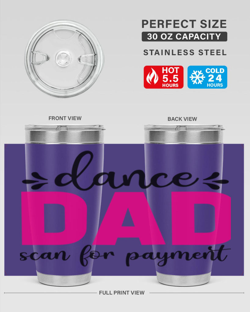 dance dad scan for payment 22#- ballet- Tumbler