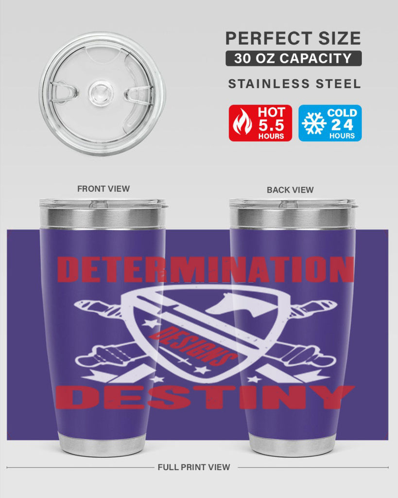 determination is destiny Style 29#- Fourt Of July- Tumbler