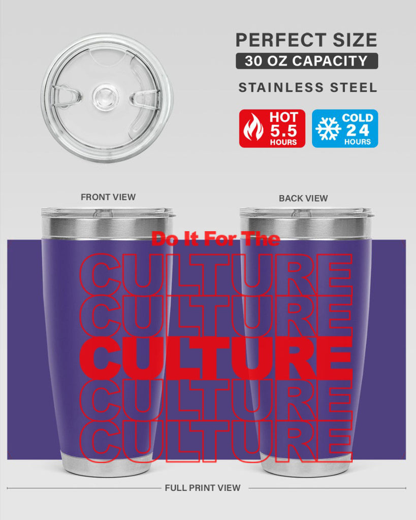 do it for the culture 170#- black words phrases- Cotton Tank