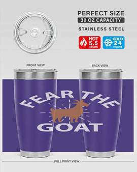 fear the goat Style 4#- goat- Tumbler
