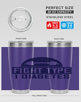 fight type diabetes Style 37#- diabetes- Tumbler
