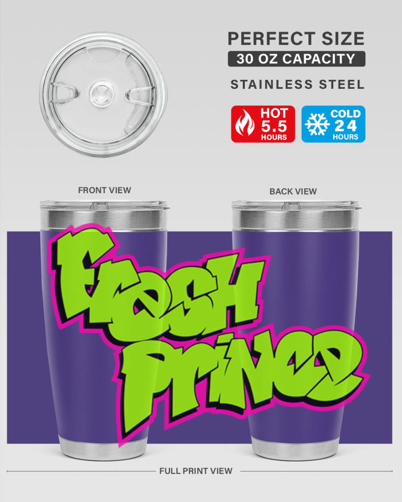 fresh prince 146#- black words phrases- Cotton Tank