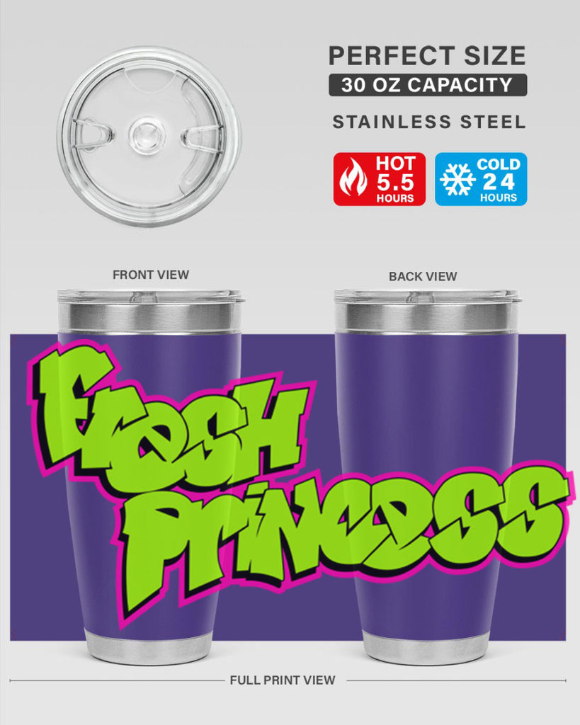 fresh princess 145#- black words phrases- Cotton Tank