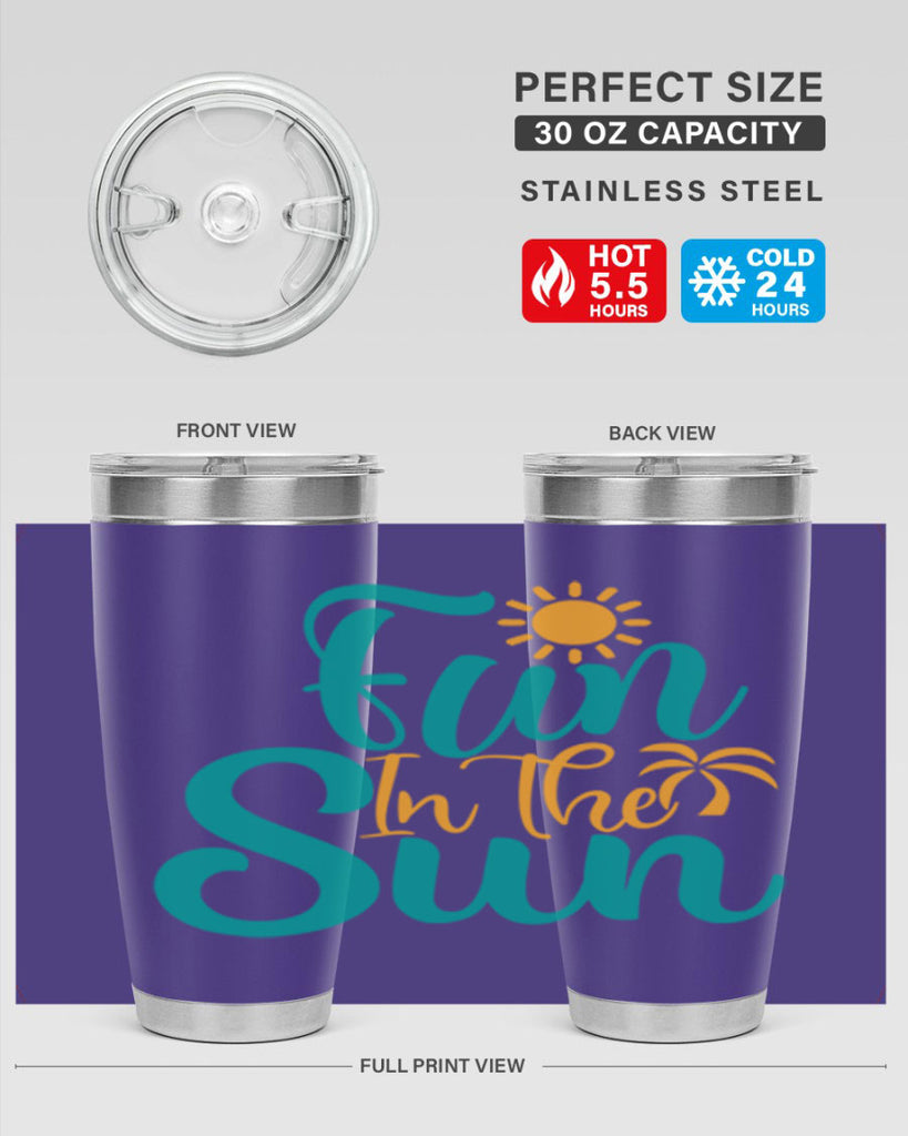fun in the sun Style 104#- summer- Tumbler