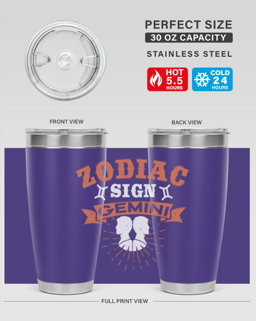 gemini 246#- zodiac- Tumbler