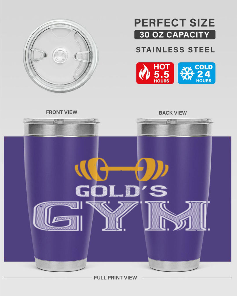 gold gym 101#- gym- Tumbler